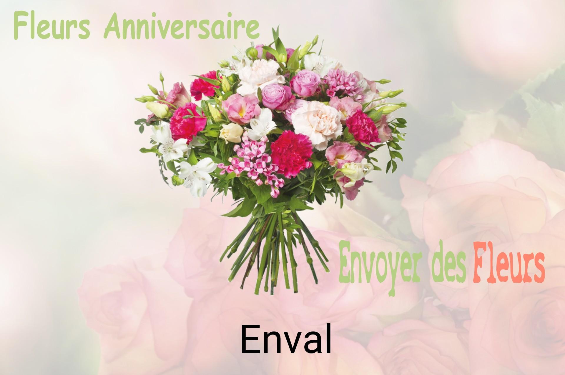 Bouquet de fleurs d’anniversaire livré à Enval